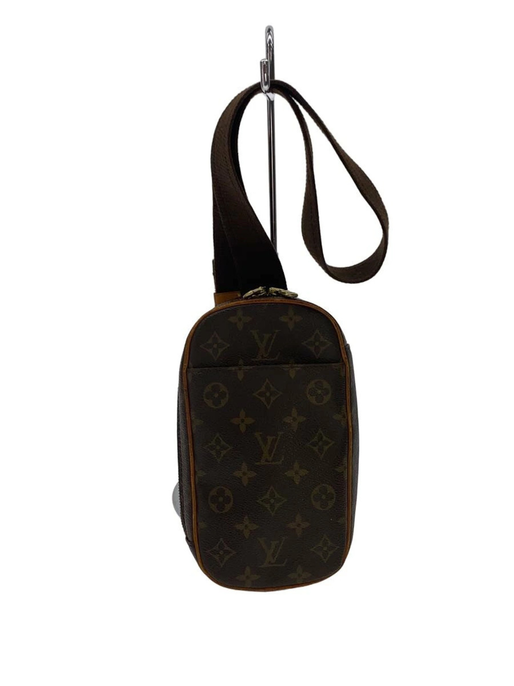 Louis Vuitton Pochette GangeMonogram Canvas Pouch Black